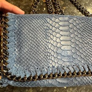 Borse in Pelle Crossbody Snake embossed Italian leather